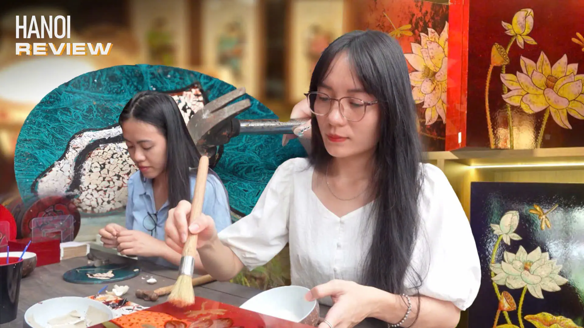 Khám phá không gian trải nghiệm vẽ truyền thống | HANOI Review | 12/09/2025